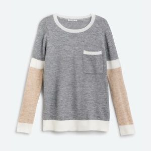 PINK CLOVER Lexi Front Pocket ColorBlock Sleeve Pullover